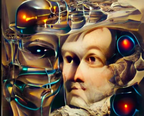 Abstract representation of ethical, trustworthy AI.