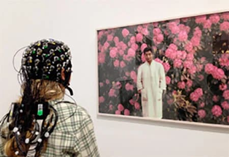 Artistic performance involving neurotechnology.